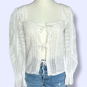 TULAROSA Mackay Blouse in White 🤍